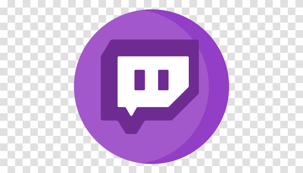 Twitch Logo Twitch, Text, Purple, Pac Man, Crystal Transparent Png