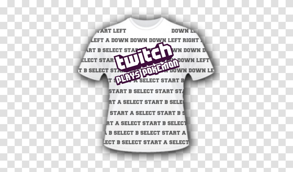 Twitch Plays Pokemon T Twitch, Clothing, Apparel, T-Shirt, Text Transparent Png