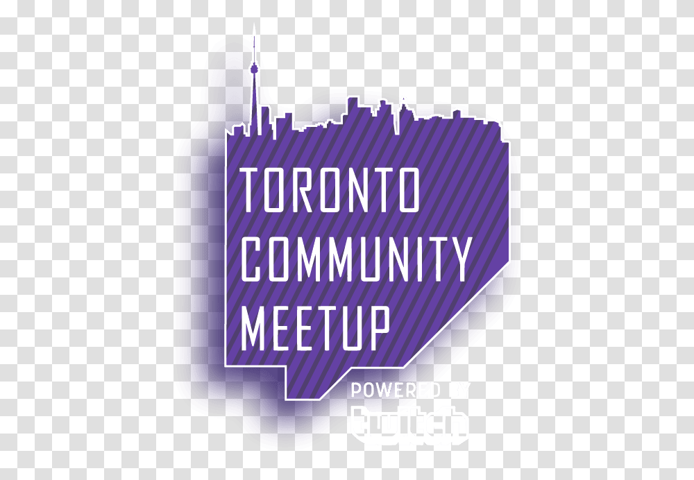 Twitch Toronto Horizontal, Purple, Text, Paper, Flyer Transparent Png