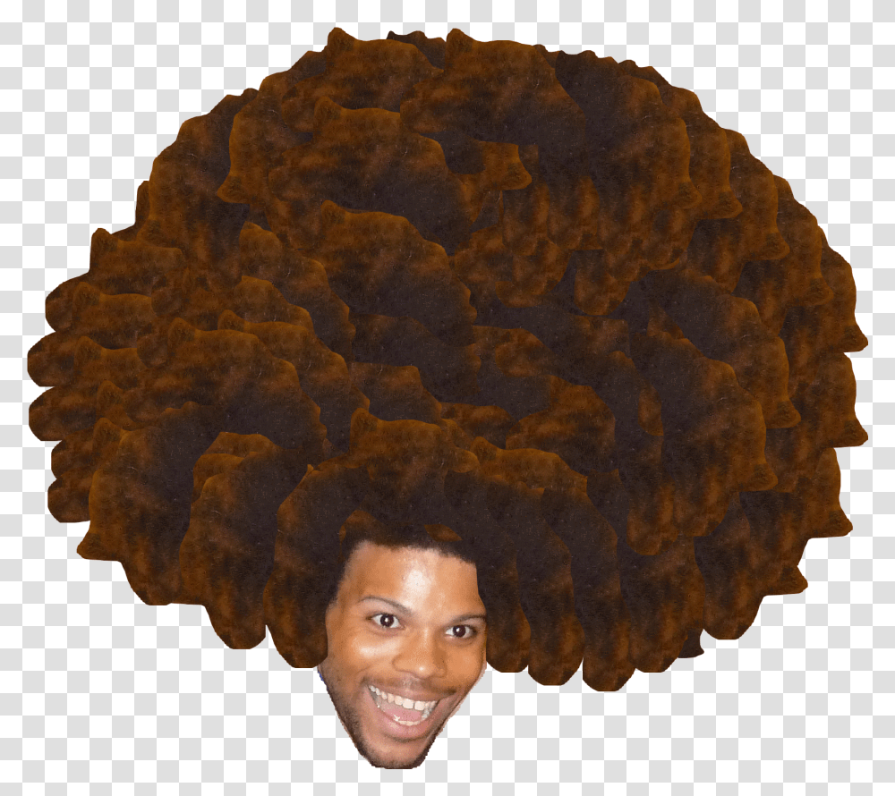 Twitch Trihard Emote, Hair, Person, Human, Fungus Transparent Png