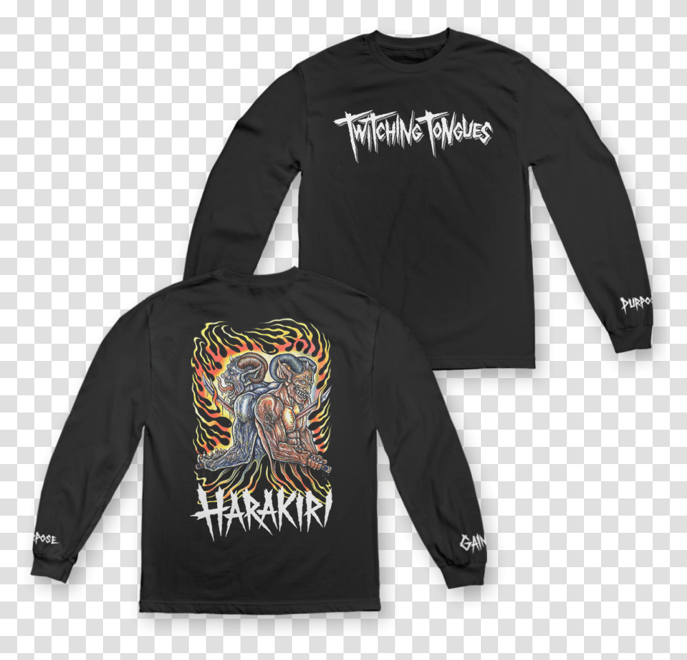 Twitching Tongues Merch, Apparel, Sleeve, Long Sleeve Transparent Png