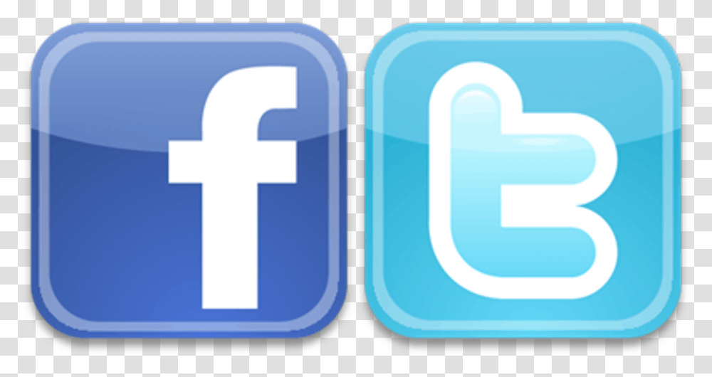 Twitter And Facebook Logo, Word, Alphabet Transparent Png