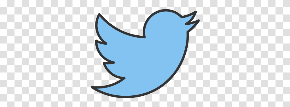 Twitter Bird Outline & Free Outlinepng Twitter Logo Outline, Axe, Tool, Text, Label Transparent Png