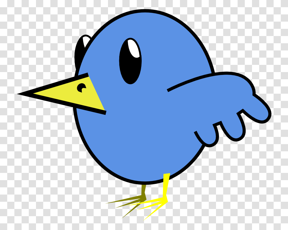 Twitter Bird Tweet Tweet 38 Clipartist Green Bird Cartoon, Animal, Duck, Fowl, Poultry Transparent Png