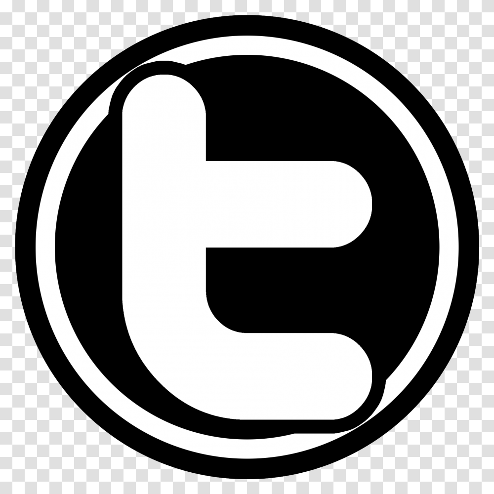 Twitter Black And White Icon Free Image Preto Logo Do Twitter, Text, Alphabet, Number, Symbol Transparent Png