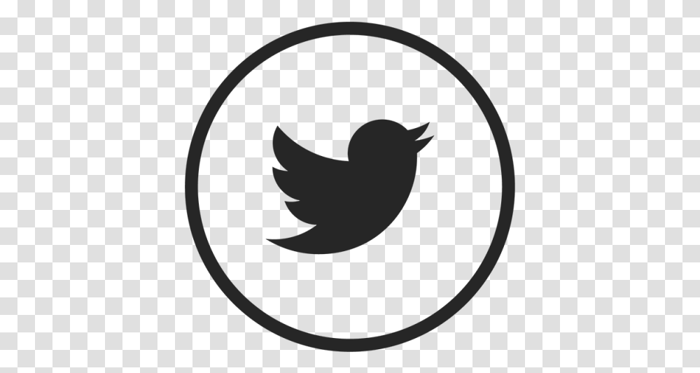 Twitter Black And White, Logo, Bird Transparent Png
