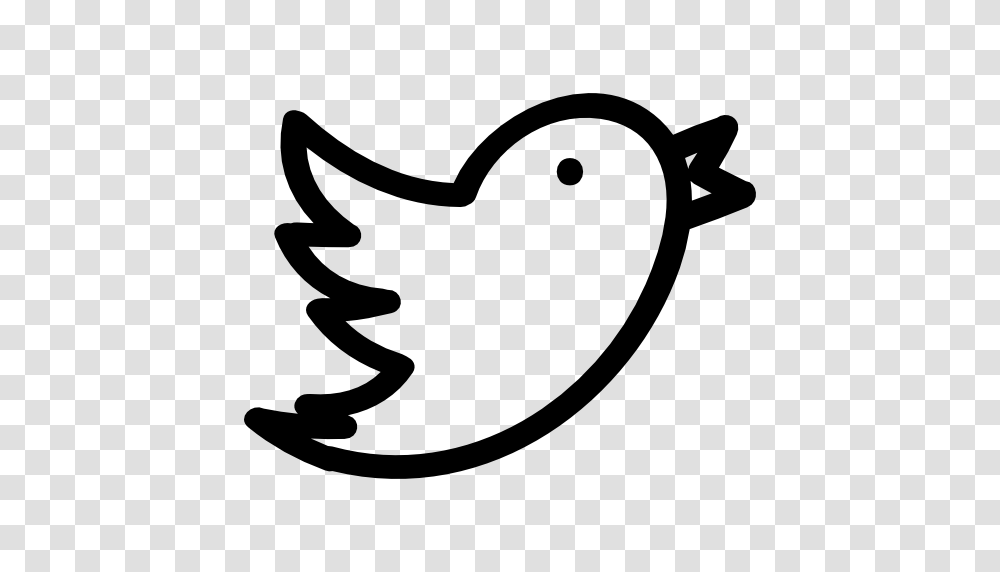 Twitter Flat Icon, Stencil, Silhouette Transparent Png