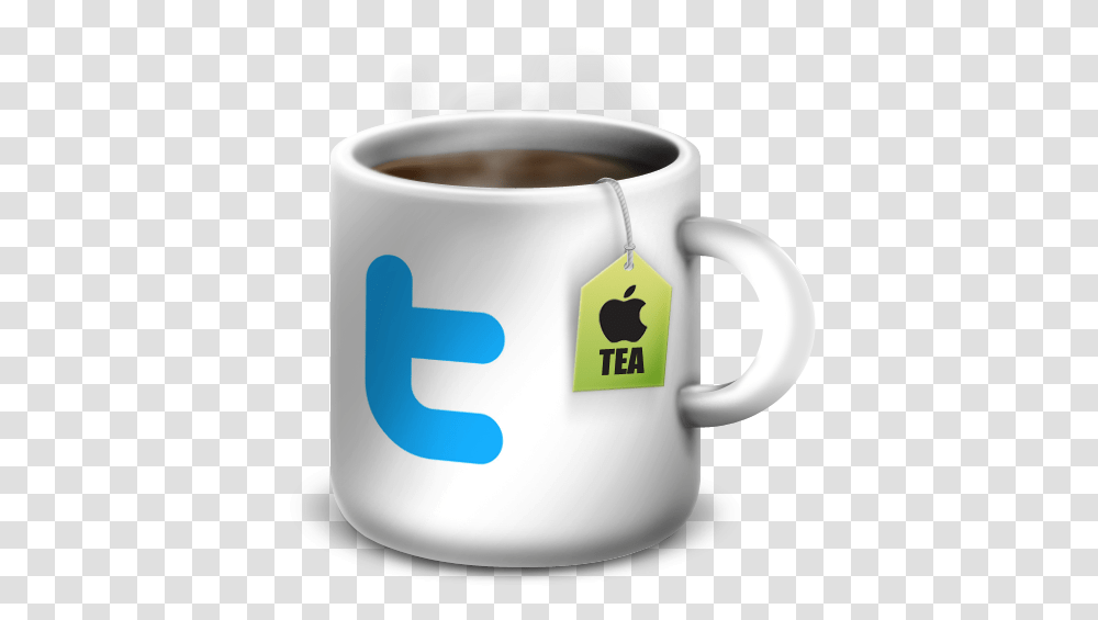 Twitter Icon Apple Mug Icon Softiconscom Teacup, Coffee Cup, Wedding Cake, Dessert, Food Transparent Png