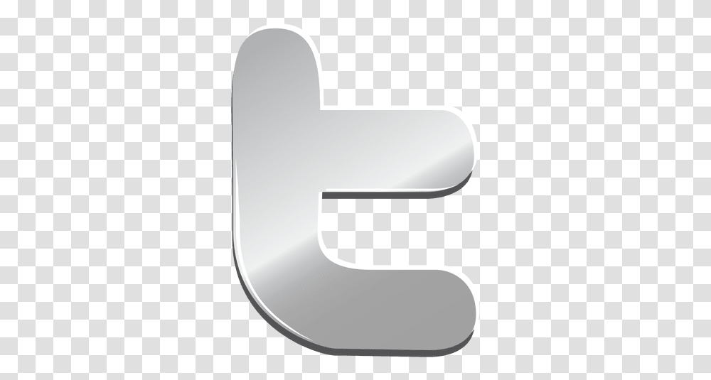 Twitter Icon Black 1 Image Silver Twitter Logo, Alphabet, Text, Symbol, Trademark Transparent Png