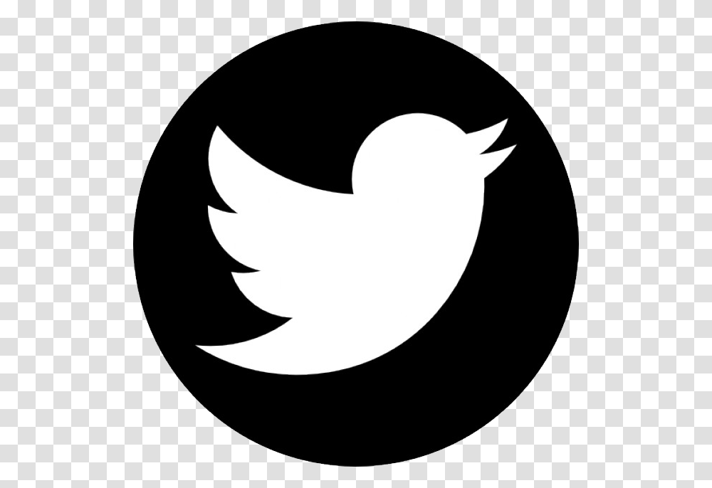 Twitter Icon Black, Stencil, Logo, Trademark Transparent Png