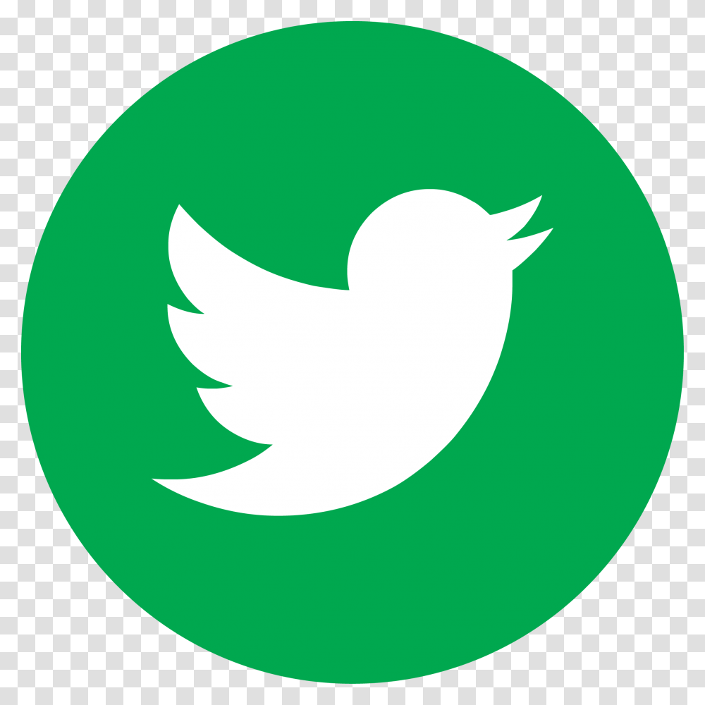 Twitter Icon Twitter Icon Green Background, Logo, Trademark, Painting Transparent Png
