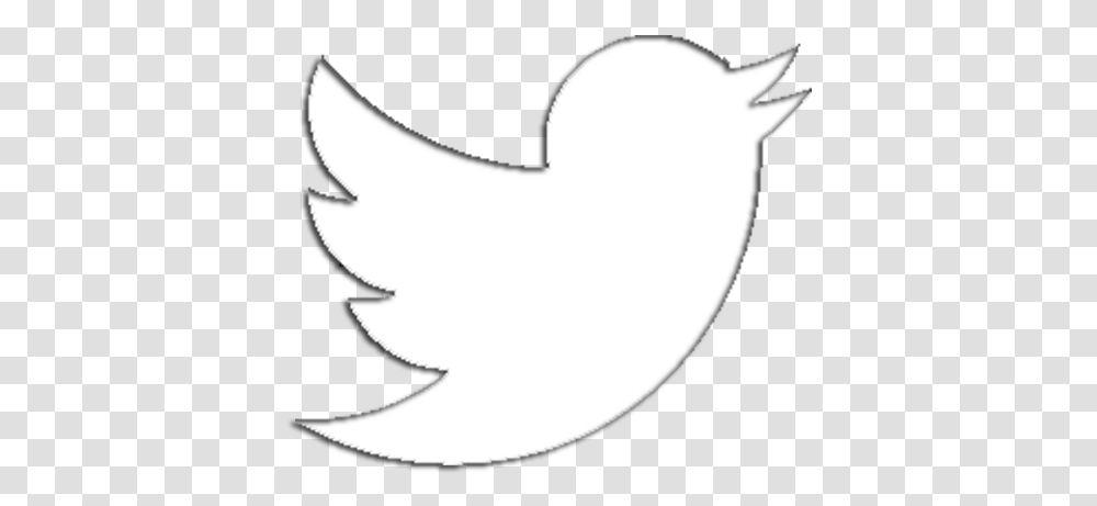 Twitter Icon White White Twitter Logo, Symbol, Stencil Transparent Png