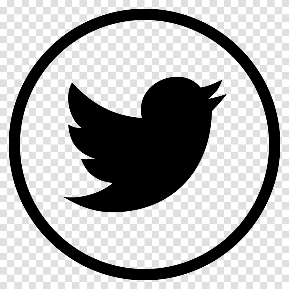 Twitter In Circle Gray Twitter Logo, Trademark, Painting Transparent Png