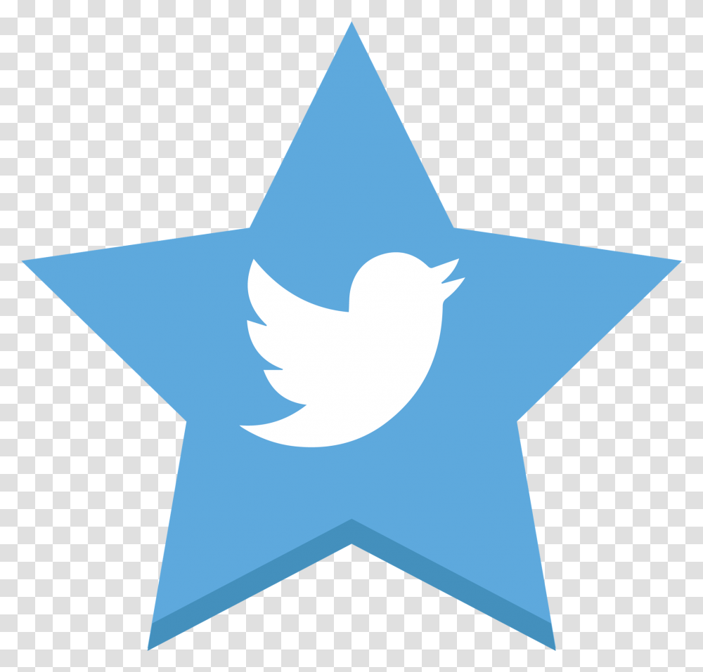 Twitter Like Twitter Star, Star Symbol, Bird, Animal Transparent Png