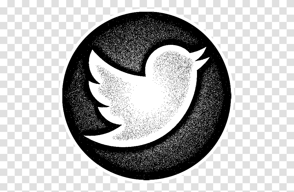 Twitter Logo Black Black Twitter Circle Logo, Label, Rug Transparent Png