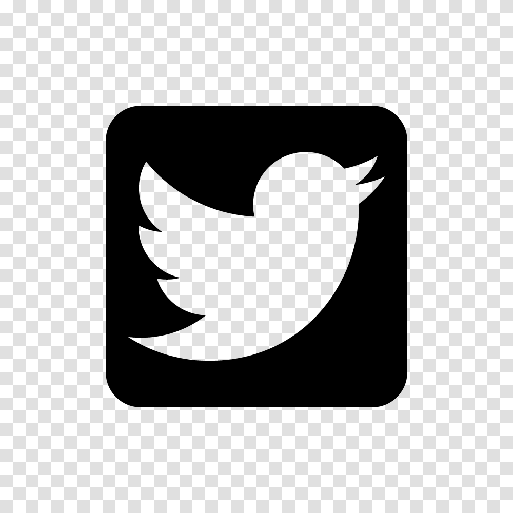 Twitter Logo Black Etm, Silhouette, Stencil, Bird, Animal Transparent Png