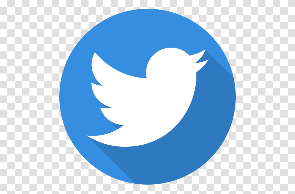 Twitter Logo Circle Shadow, Shark, Animal, Bird Transparent Png