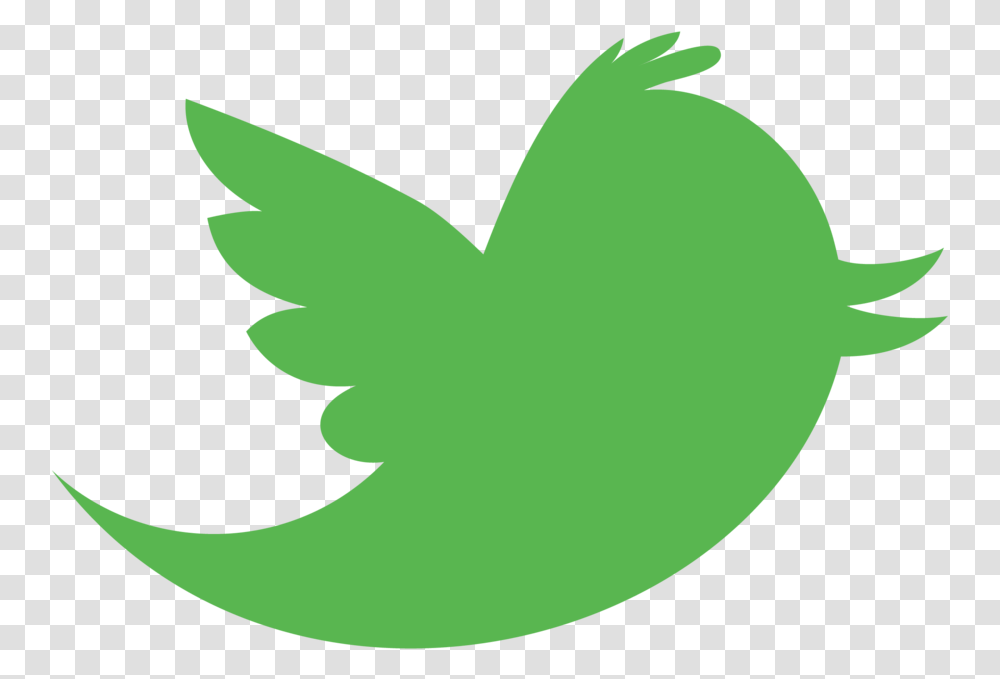 Twitter Logo Green Background Twitter Icon, Symbol, Plant, Recycling Symbol, Trademark Transparent Png