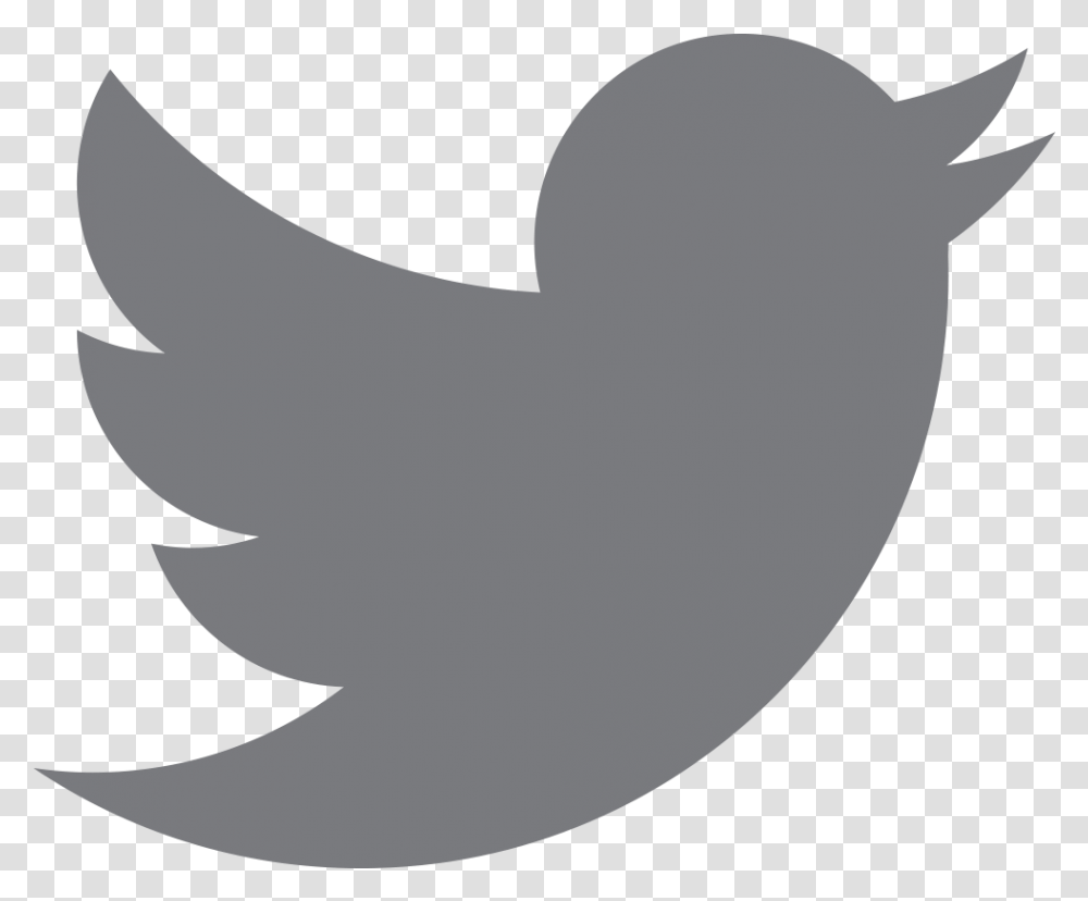 Twitter Logo Grey, Label, Silhouette, Sticker Transparent Png