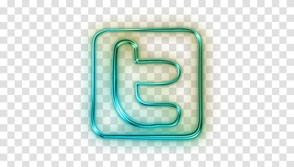 Twitter Logo Neon Twitter Logo Neon, Green, Light, Text, Alphabet Transparent Png