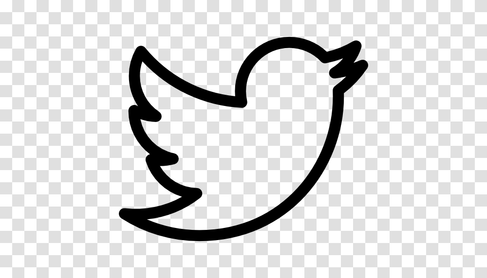 Twitter Logo Outline, Stencil, Heart, Trademark Transparent Png