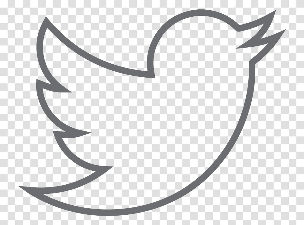 Twitter Logo Outline, Stencil, Antelope, Wildlife Transparent Png