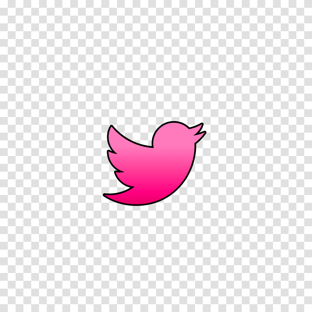 Twitter Logo Twitterlogo Pink Picsart Freetoedit Twitter Pink, Symbol, Plant, Tree, Silhouette Transparent Png