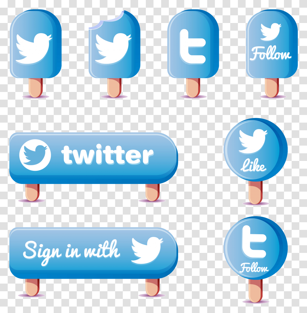 Twitter Material Euclidean Vector Icon Logo, Ice Pop, Text Transparent Png