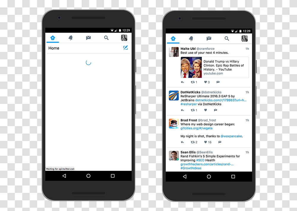 Twitter Mobile Progressive Web App Remove Account In Messenger, Phone, Electronics, Person, Human Transparent Png