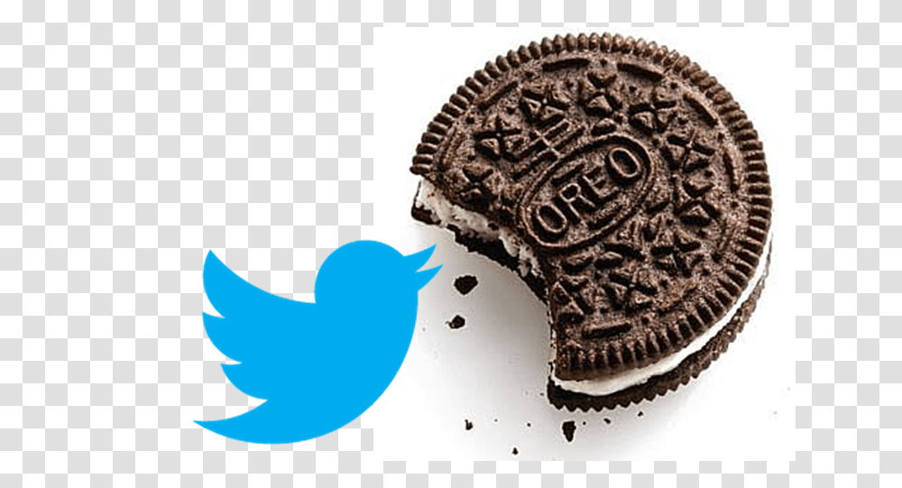 Twitter Oreo, Label, Sweets, Food Transparent Png