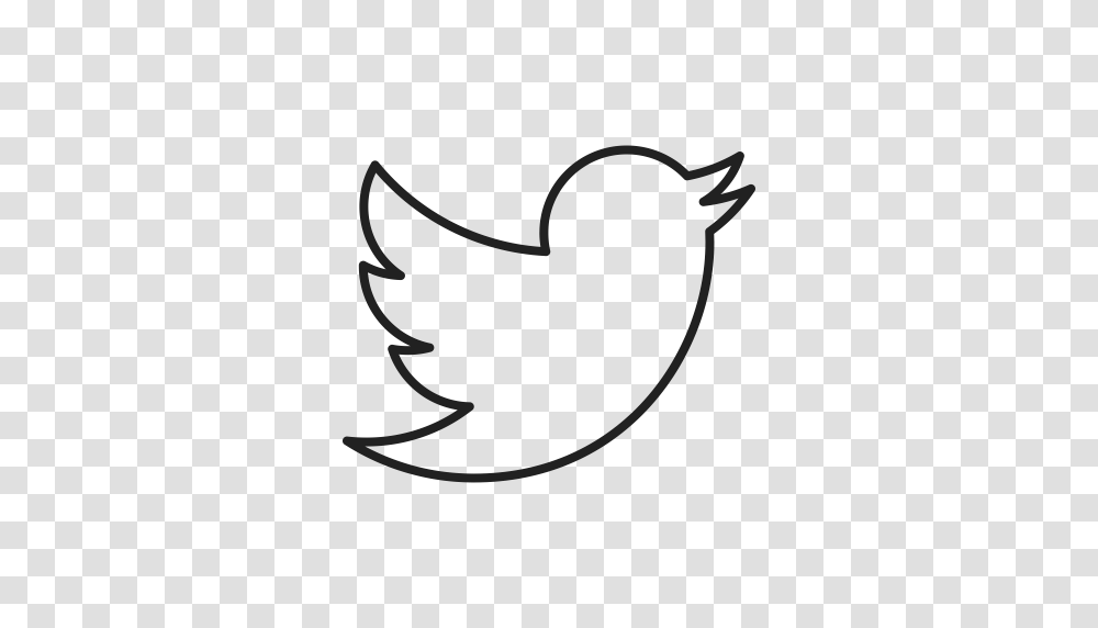 Twitter Outline Icon, Antelope, Mammal, Animal Transparent Png