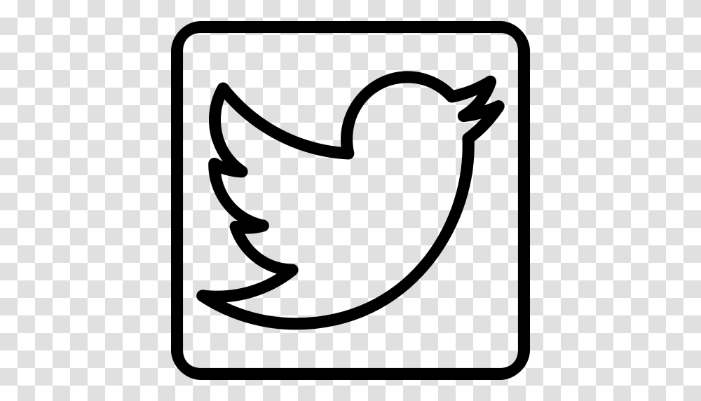 Twitter Outline Icon, Gray, World Of Warcraft Transparent Png