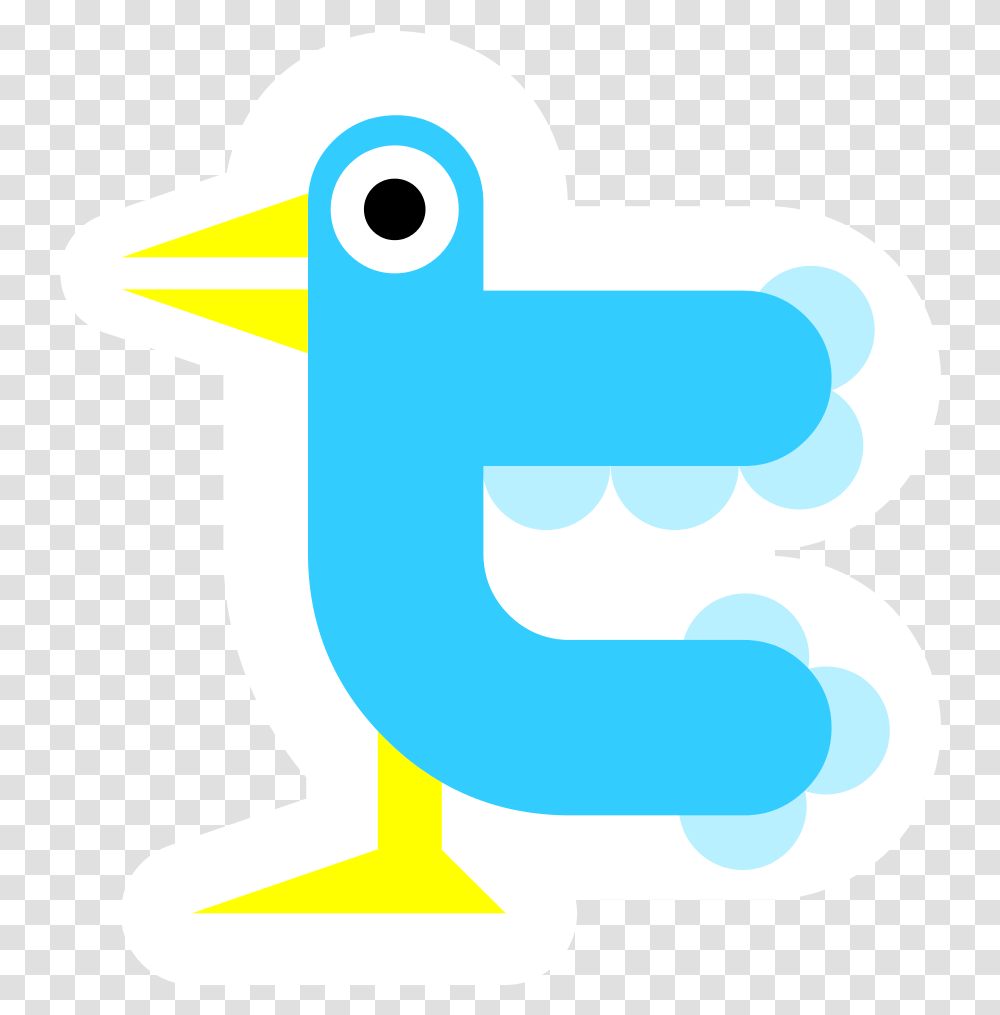 Twitter T, Animal, Bird, Outdoors Transparent Png