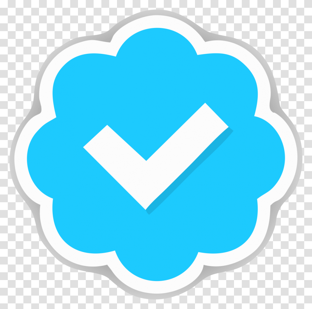 Twitter Verified Symbol, Label, Hand, Heart Transparent Png