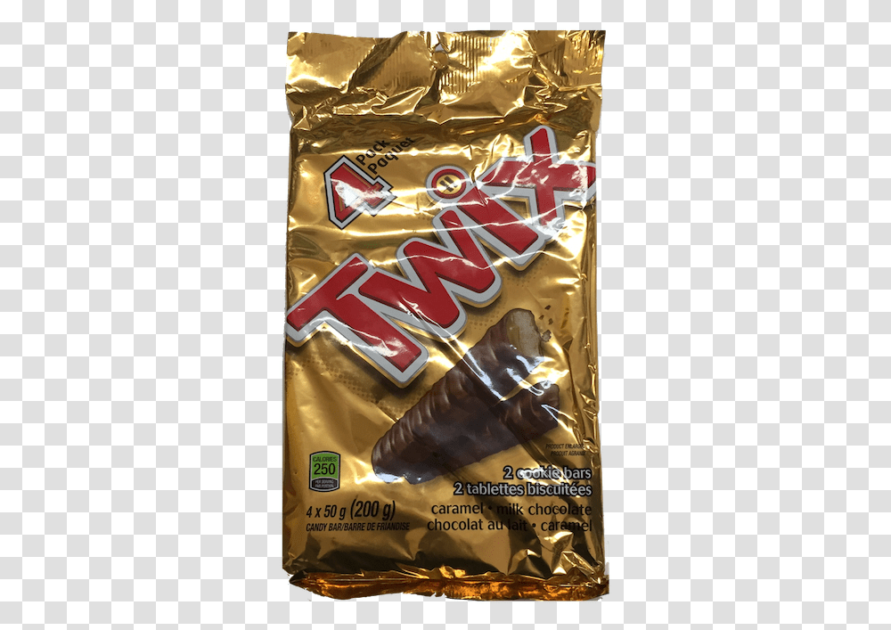 Twix 4x50g Bars Chocolate Bar, Sweets, Food, Confectionery, Candy Transparent Png