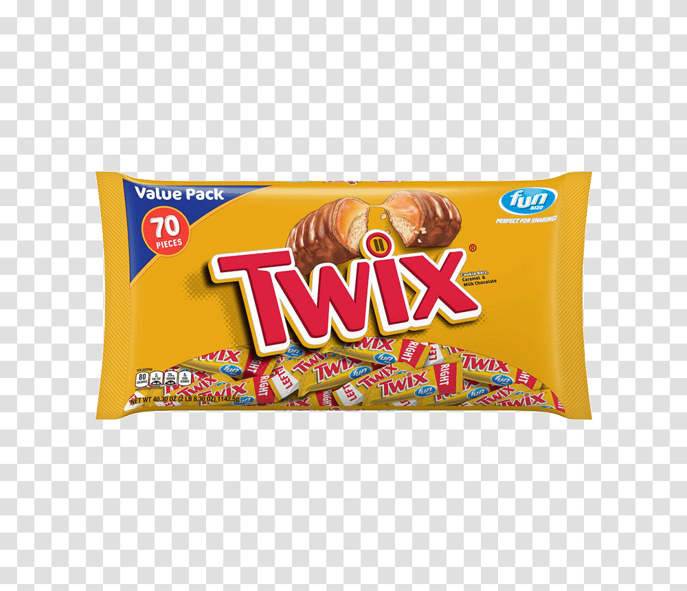 Twix Chocolate Cookie Bars Fun Size Twix, Food, Candy, Sweets, Confectionery Transparent Png