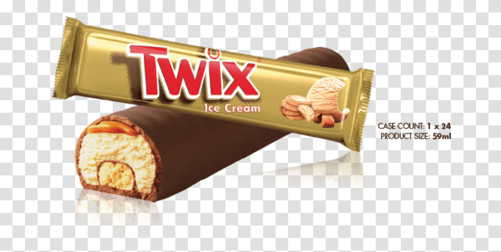 Twix Snickers Twix Ice Cream Bar, Food, Dessert, Sweets, Confectionery Transparent Png