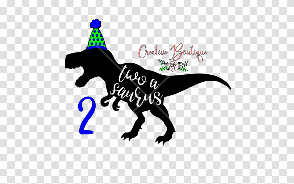 Two A Saurus Free Birthday Dinosaur Svg, Bow, Arrow, Symbol, Weapon Transparent Png