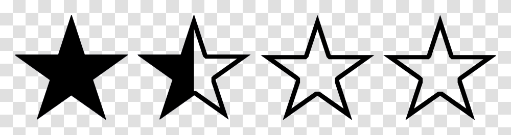 Two And A Half Stars, Star Symbol, Recycling Symbol, Emblem Transparent Png
