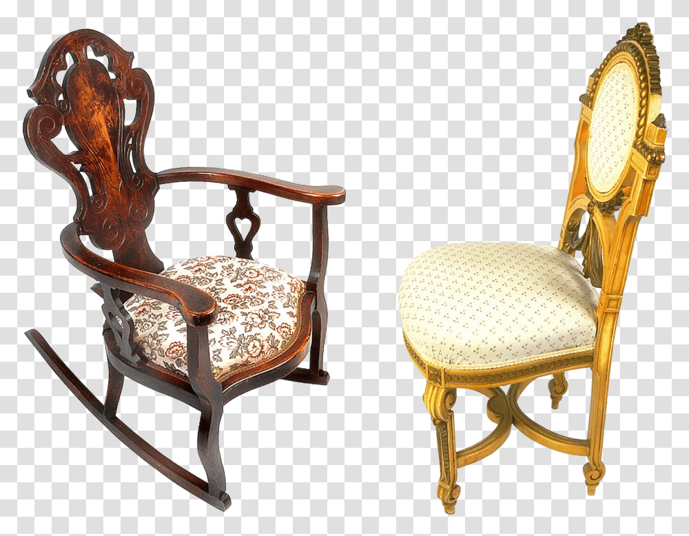 Two Armchairs Photo, Furniture, Rocking Chair Transparent Png