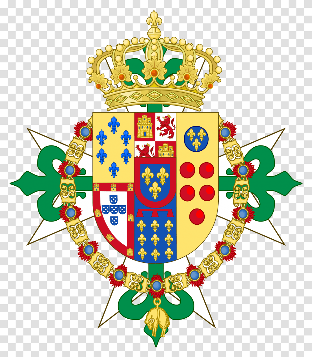 Two Arms Coat Of Arms Two Sicilies, Emblem, Logo, Trademark Transparent Png
