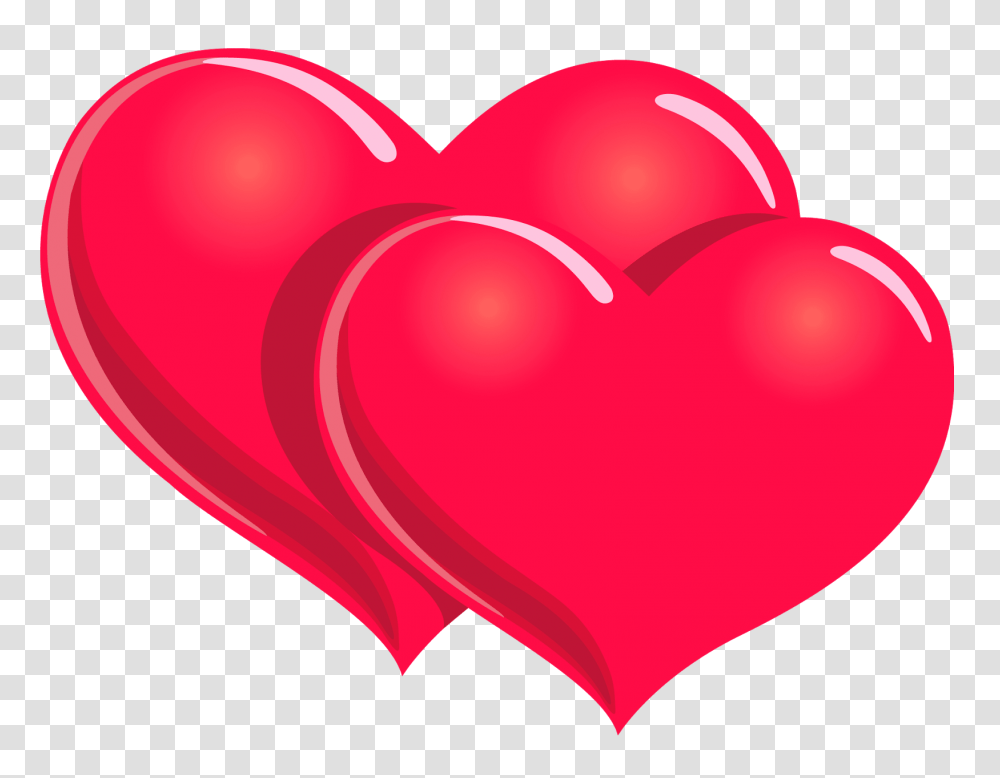 Two Big Heart Heart, Balloon, Text Transparent Png