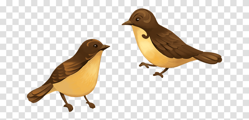Two Birds Clipart Free Download Creazilla Birds Clipart, Animal, Beak, Finch, Anthus Transparent Png