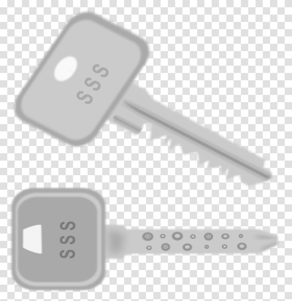 Two Blurry Keys Clip Arts, Hammer, Tool Transparent Png