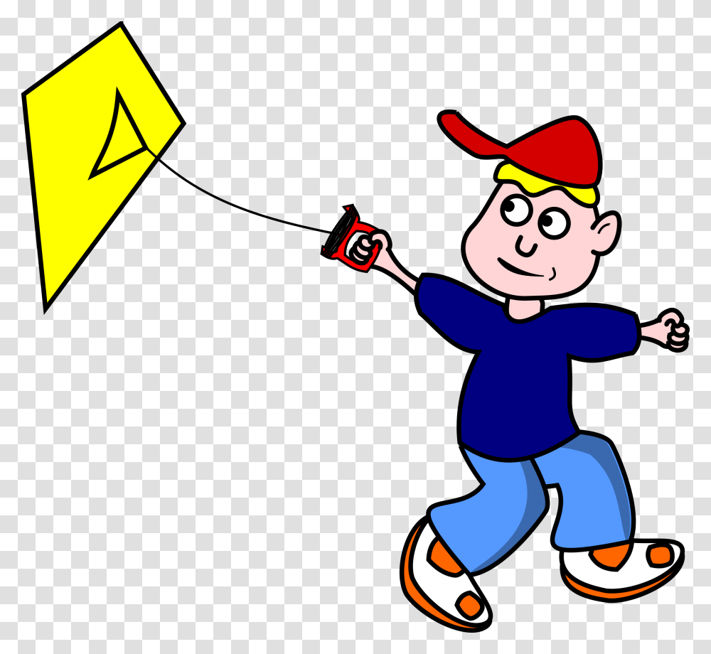 Two Boy Friends Clipart Fly A Kite Verb, Person, Human, Apparel Transparent Png