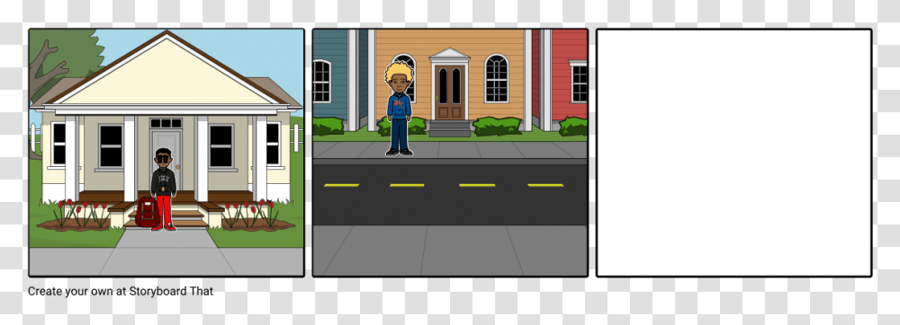 Two Brothers Egyptian Folktale Storyboard, Person, Housing, Building, Path Transparent Png
