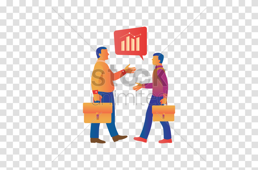 Two Businessman Talking Vector Image, Person, Duel, Leisure Activities Transparent Png