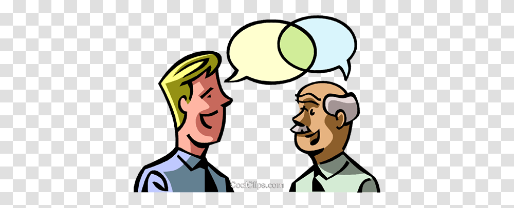 Two Businessmen Talking Royalty Free Vector Clip Art Illustration, Crowd, Juggling, Audience, Tie Transparent Png