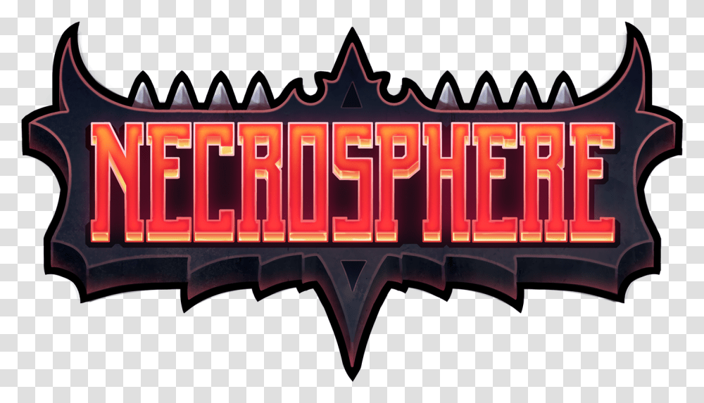 Two Button Necrosphere Deluxe Brings A Devilishly Challenging Graphic Design, Word, Brick, Mansion, Housing Transparent Png