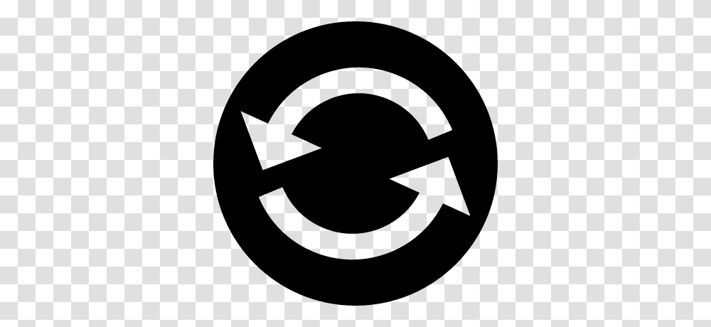 Two Circular Arrows Symbol In A Circle Free Vectors Logos, Gray, World Of Warcraft Transparent Png